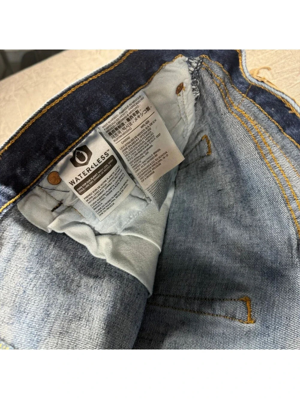 Levi's Jeans Men's 40x32 Blue 501 Original Fit